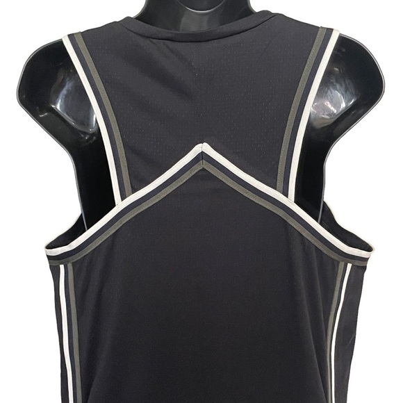 EUC Diadora sporty dress, black with green and white stripes, size Large. - Picture 4 of 7